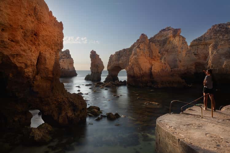 At Cape Bizar, Ponta da Piedade, Algarve