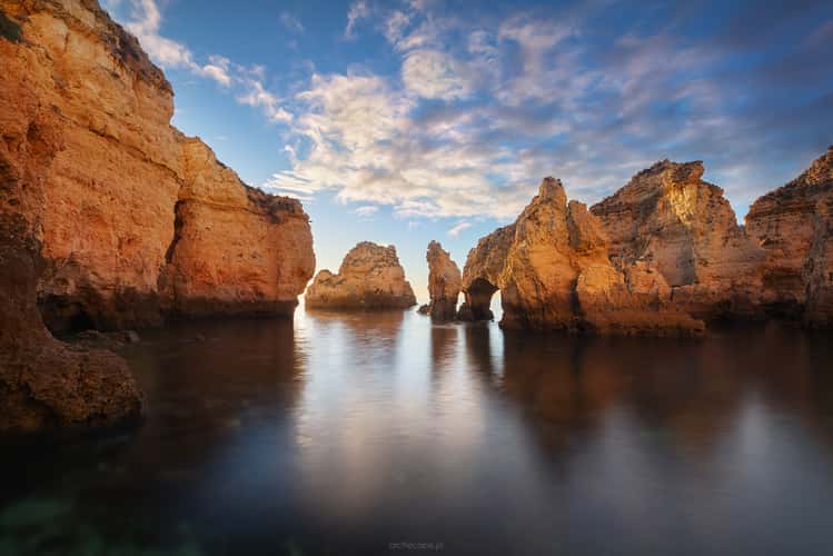 At Cape Bizar, Ponta da Piedade, Algarve