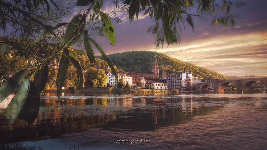 At the Neckar river, Heidelberg