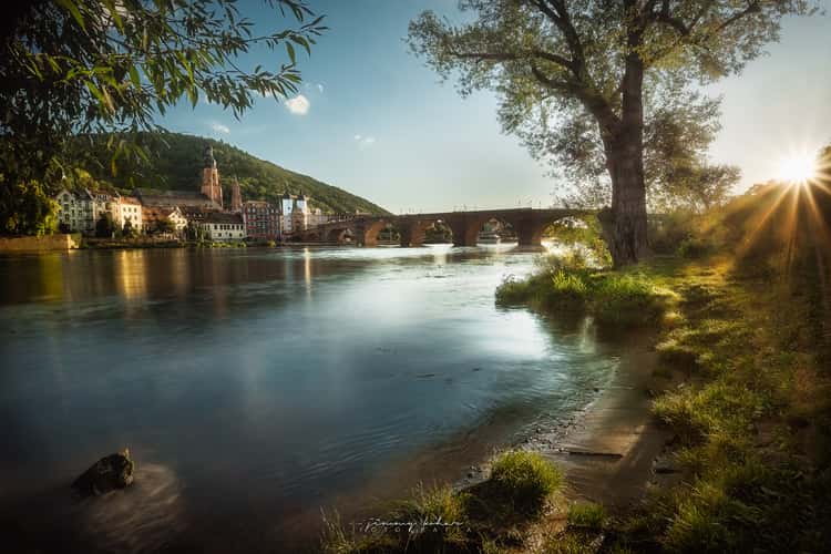 At the Neckar river, Heidelberg