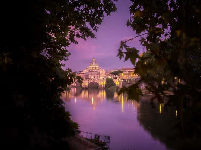 Basilica di San Pietro from Ponte Umberto I