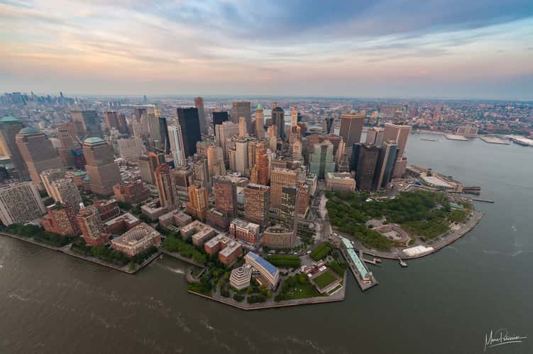 Battery Park Aerial, New York City
