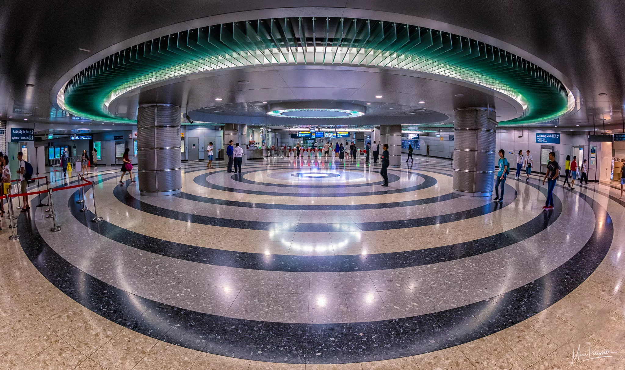 Bayfront metro entrance, Singapore