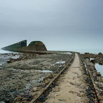 Beach near Boulogne,, France