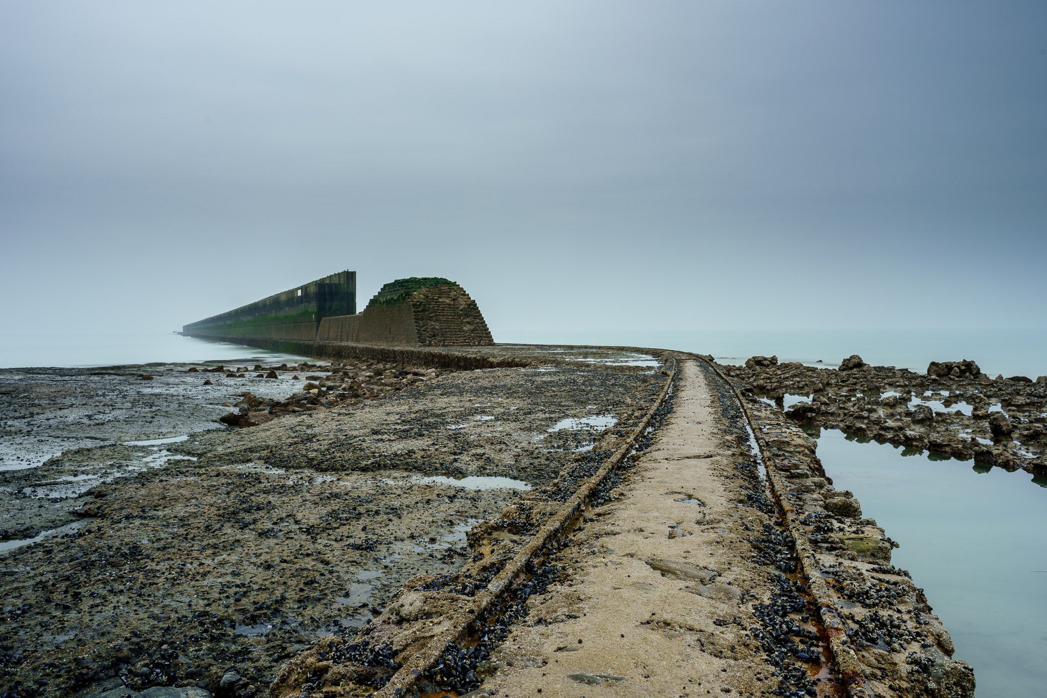 Beach near Boulogne,, France