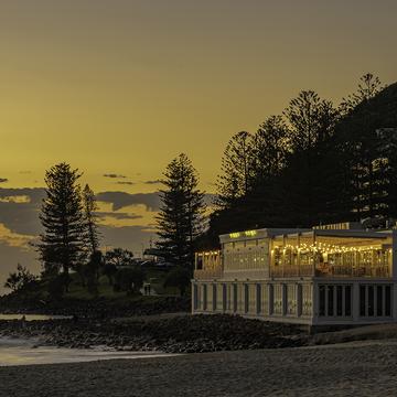 Beach restaurant on the Gold Coast, Australia
