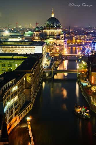 Berlin Skyline from Fischerinsel Skyscraper