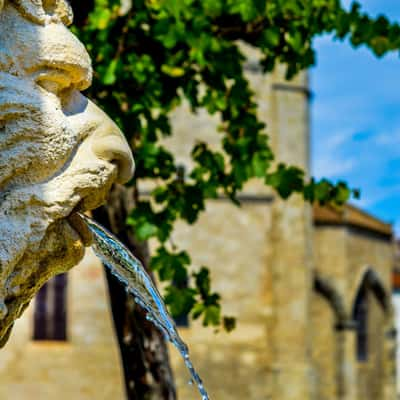 Beziers - fountain, France