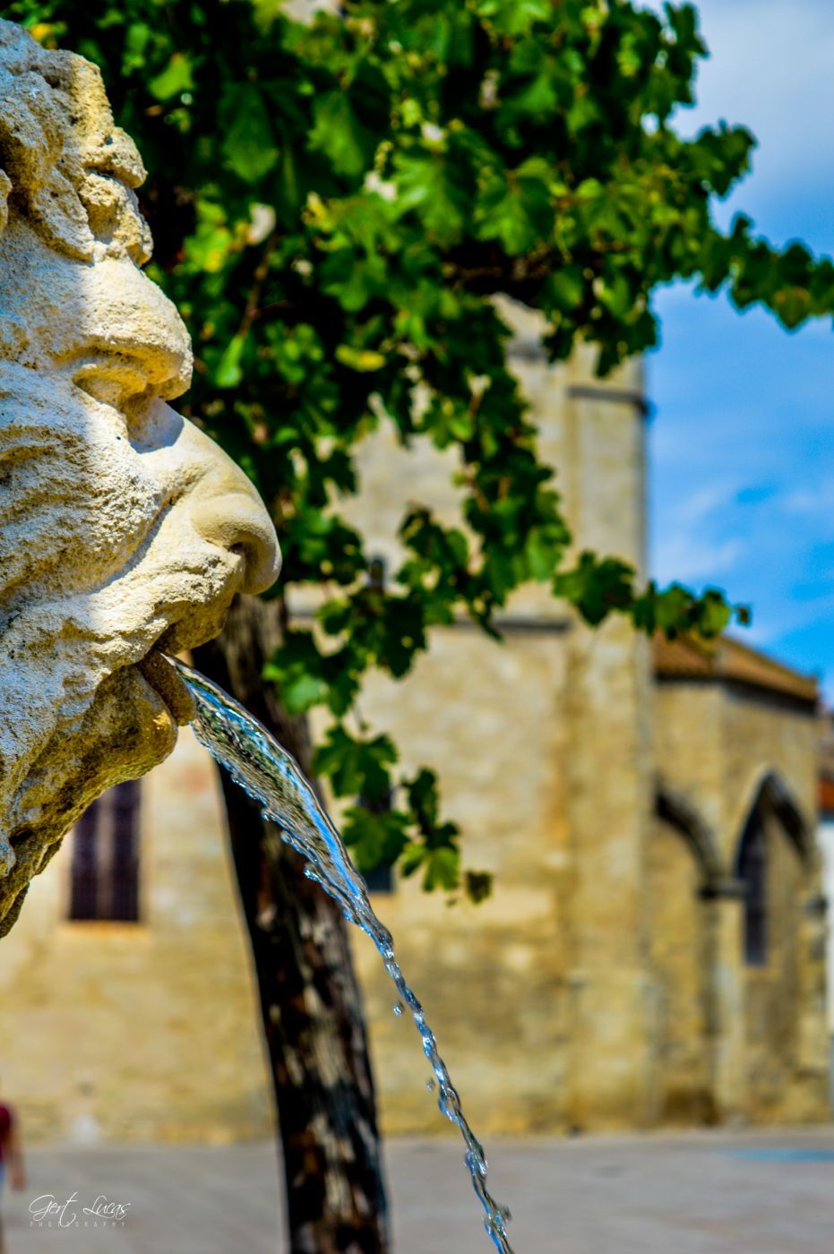 Beziers - fountain, France
