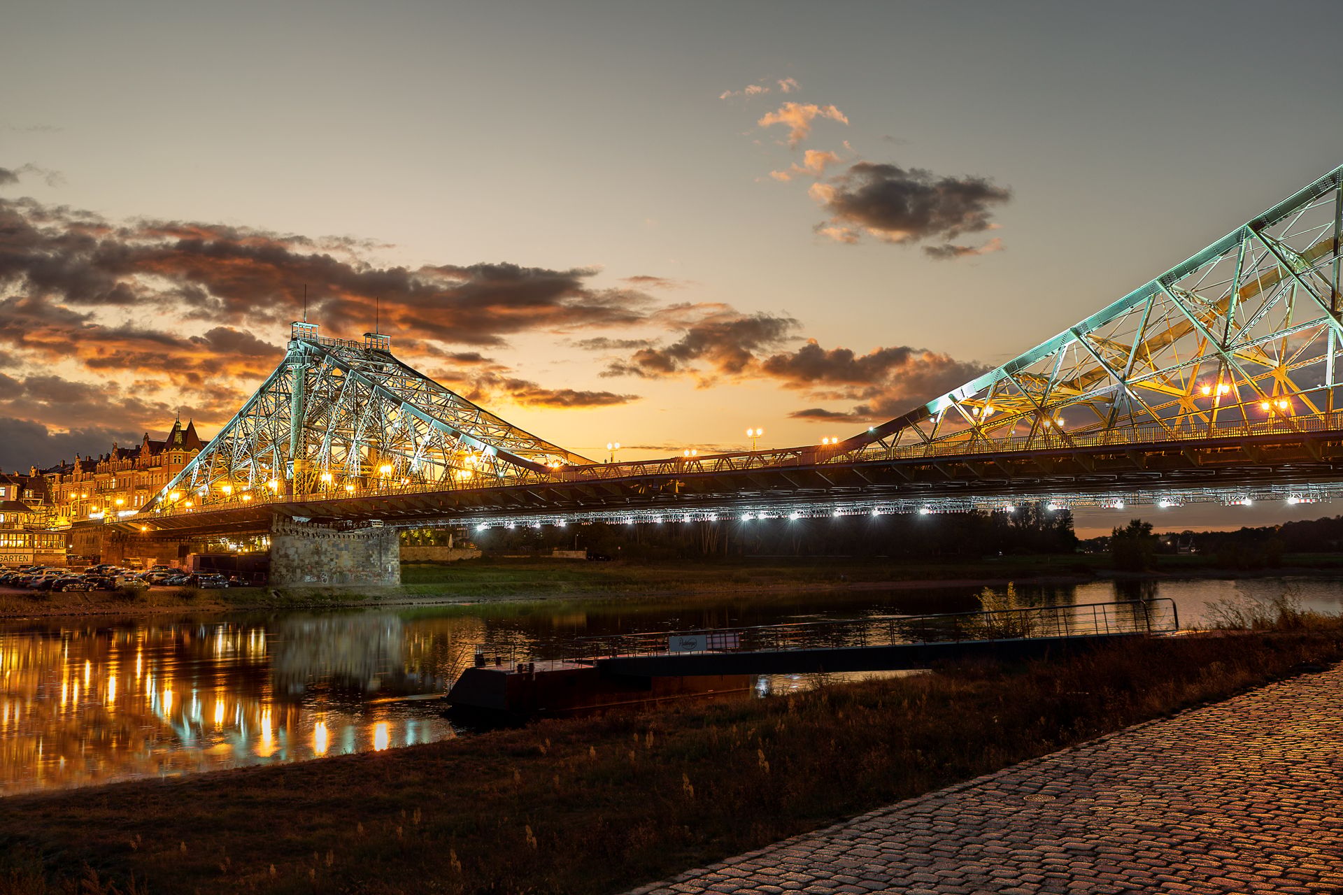 Blaues Wunder - Löschwitz Bridge, Dresden, Germany