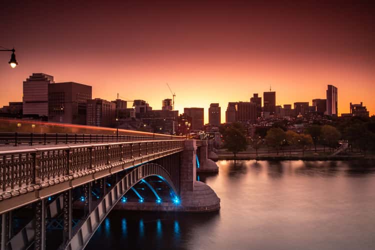 Boston Back Bay skyline