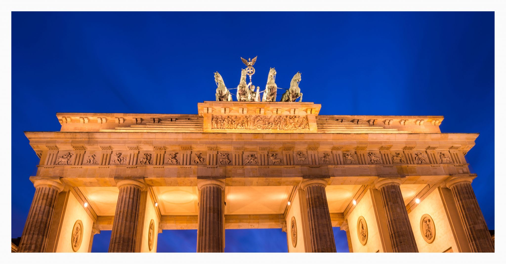 Quadriga on the Brandenburg Gate, Berlin, Germany