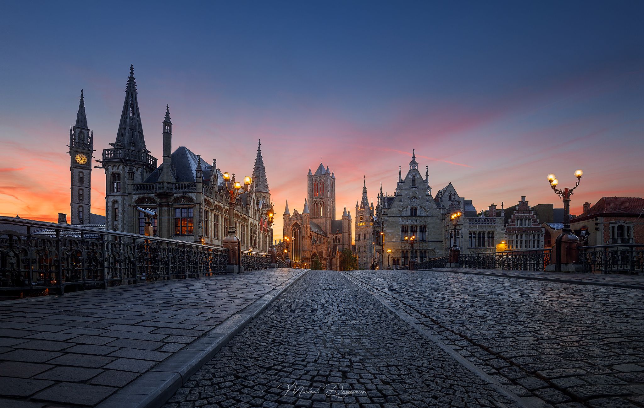 Bridge St-Michiels, Ghent, Belgium