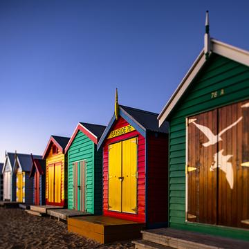 Brighton Beach Beach Houses, Australia
