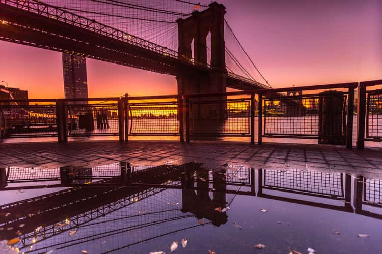 Brooklyn Bridge at night
