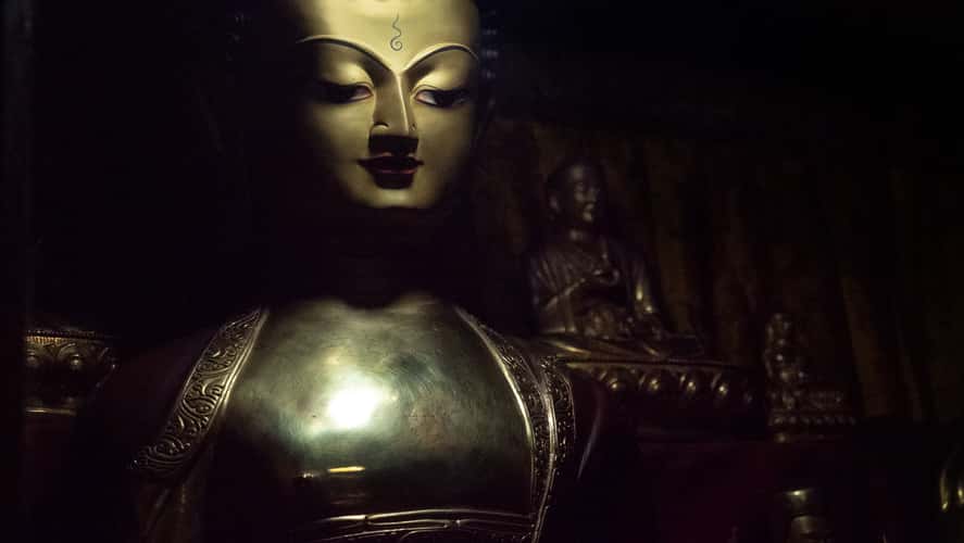 Buddha details in monastery