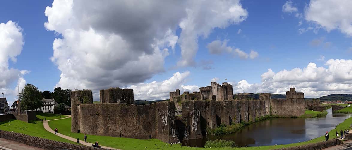 Caerphilly Castle, Wales