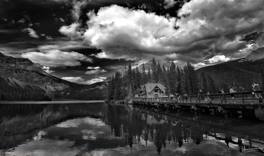 Canoe View at Emerald Lake