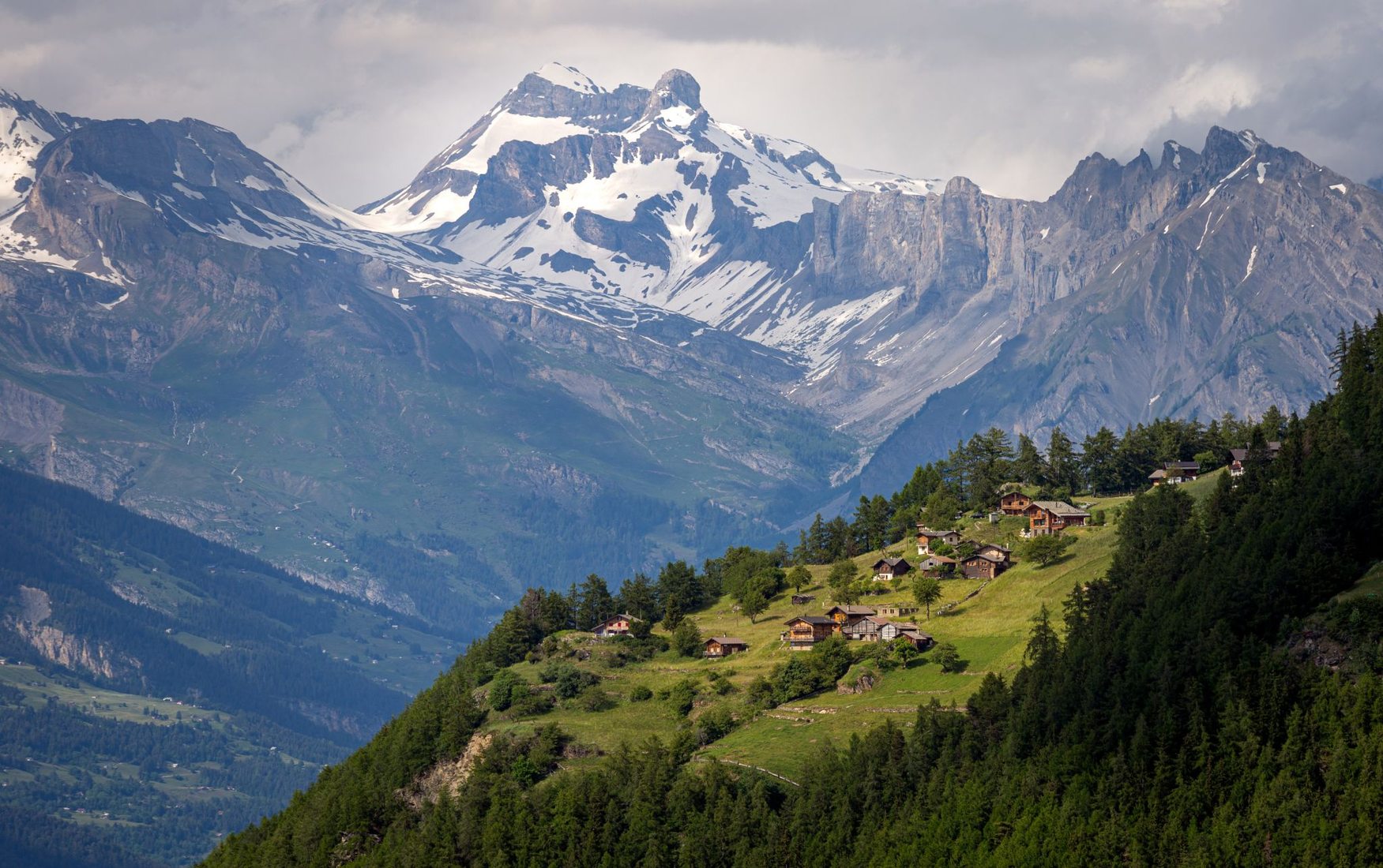 Canton of Valais Alps, Switzerland