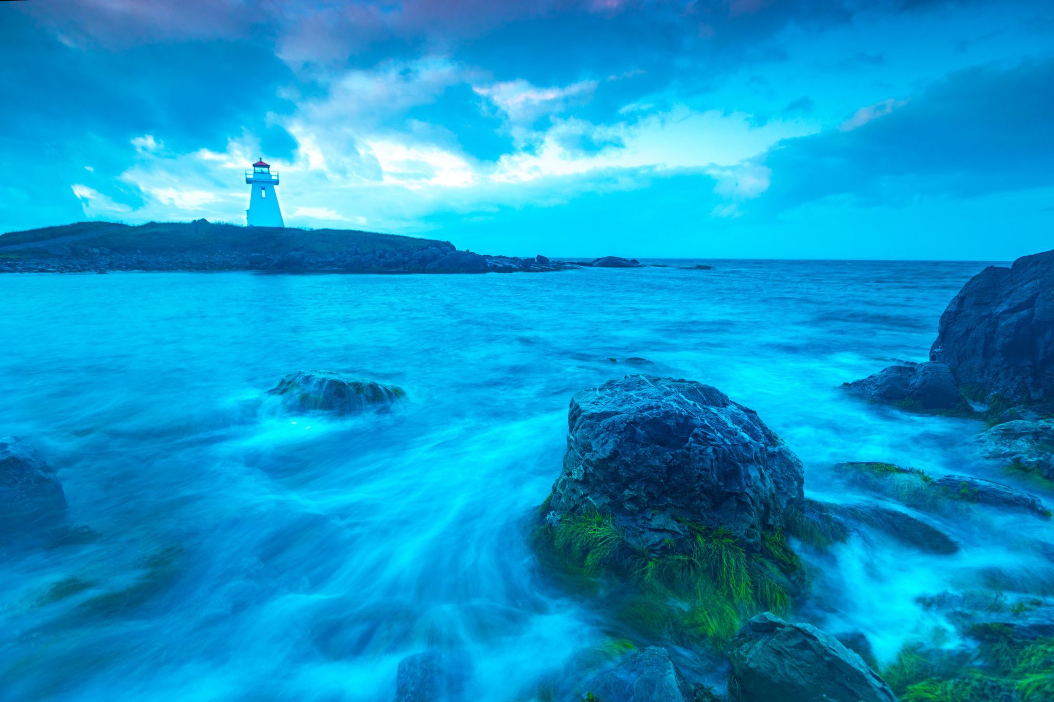 Cap Auget Lighthouse, Arichat, Isle Madame, Nova Scotia, Canada