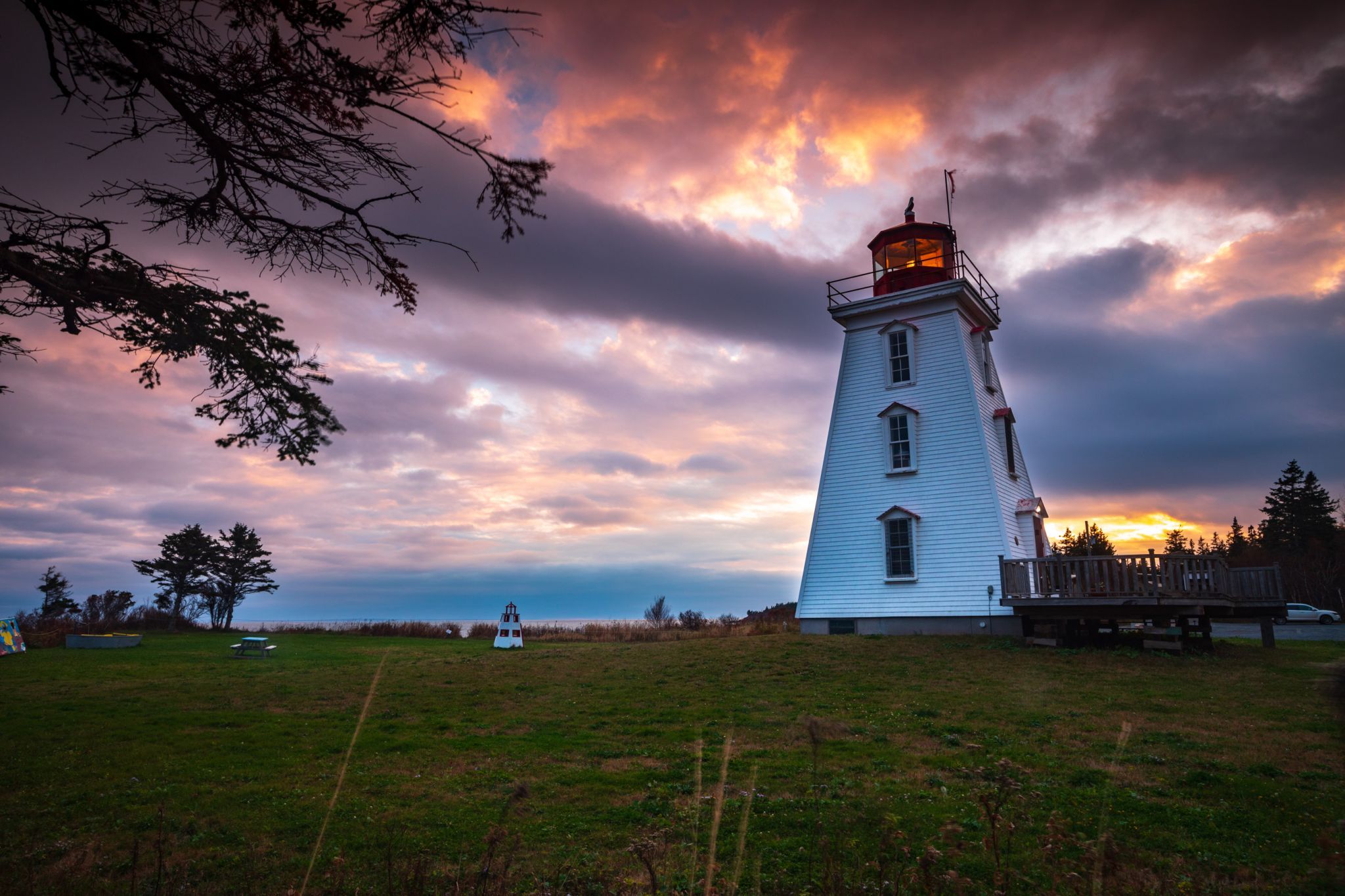Cape Bear Lighthouse Murray River Prince Edward Island, Canada