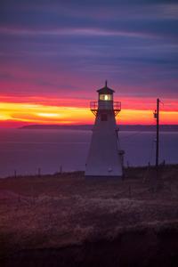 Cape Tyron Lighthouse Sunrise Prince Edward Island
