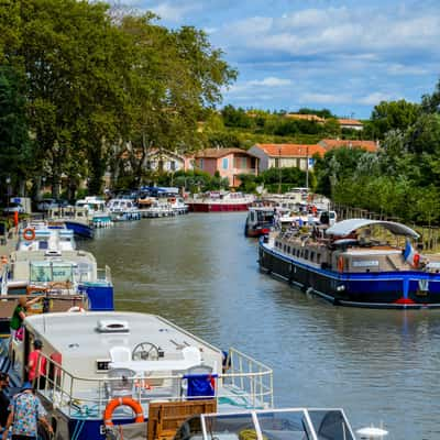 Capestang - Canal du Midi, France