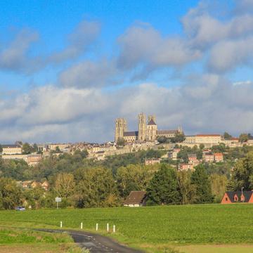 Cathedral and old town, Laon, France