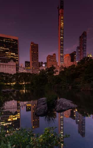 Central Park Reflections sunrise