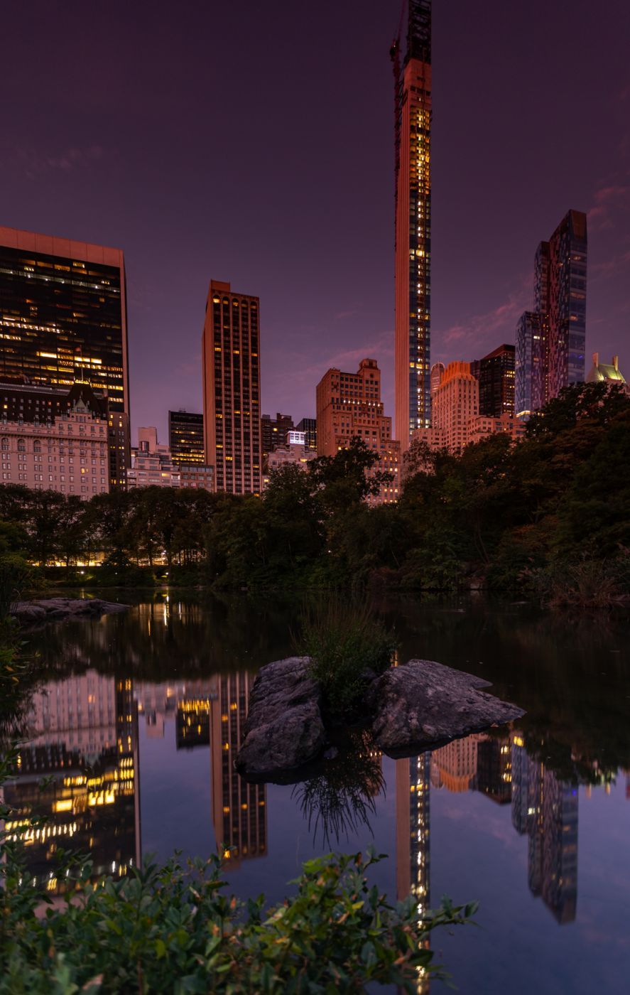Central Park Reflections sunrise, USA