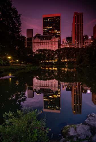 Central Park Reflections sunrise