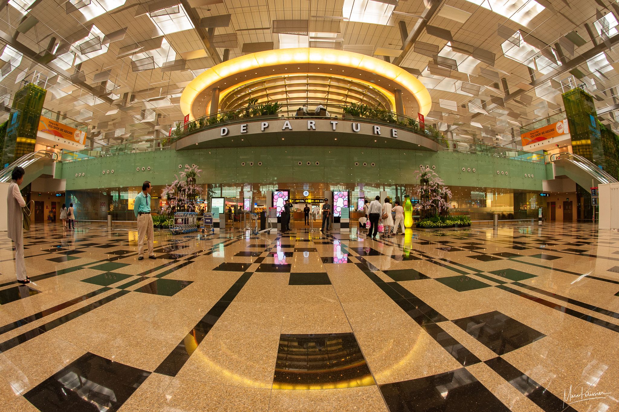 Changi departure, Singapore