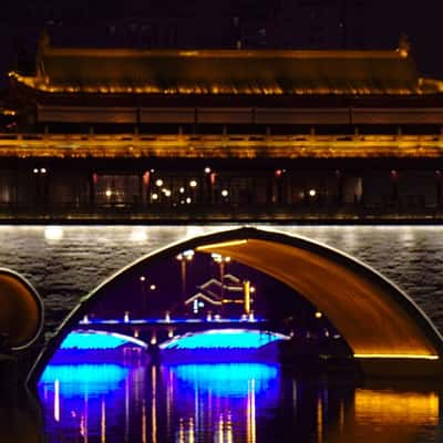 Chengdu Anshun Lang Bridge, China