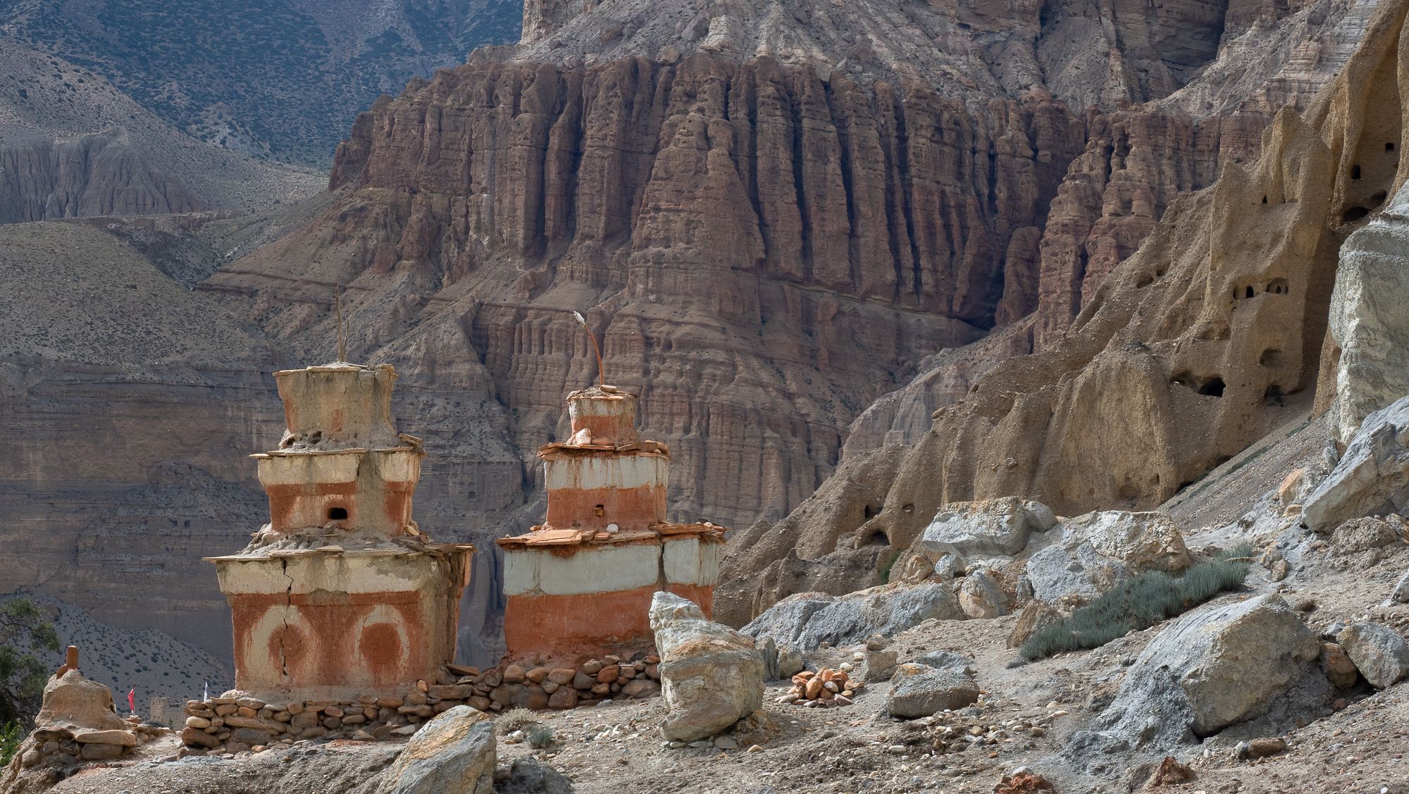 chhusang stupas, Nepal