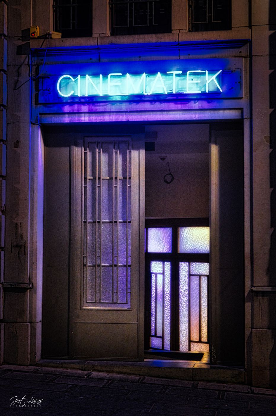 Cinematek front, Brussels, Belgium