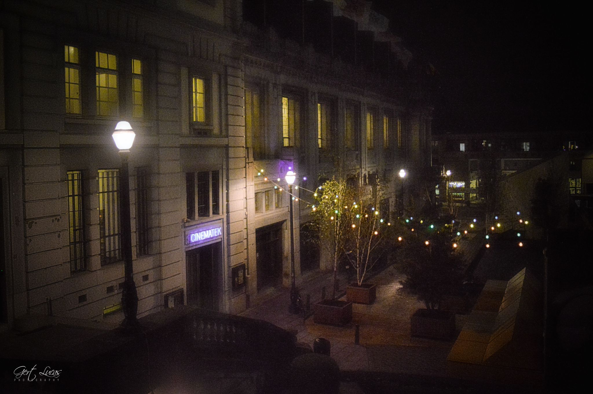 Cinematek front, Brussels, Belgium