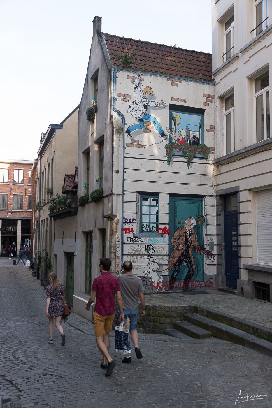 Comics street art, Belgium