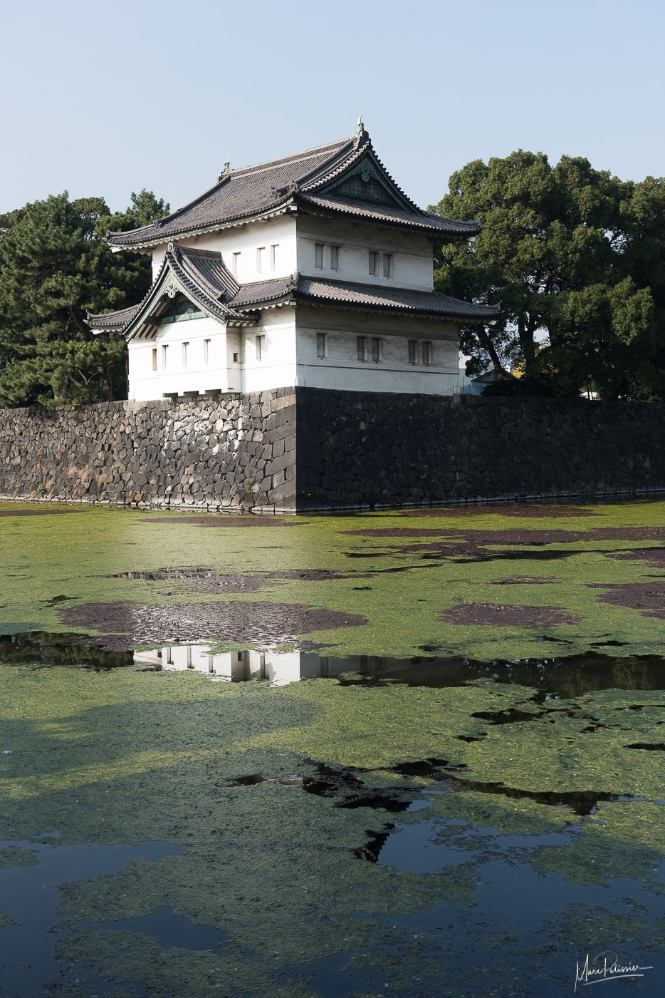 Corner Tower and Kikyo-mon Gate, Japan