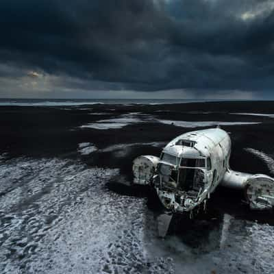 DC-3 plane wreck, Iceland