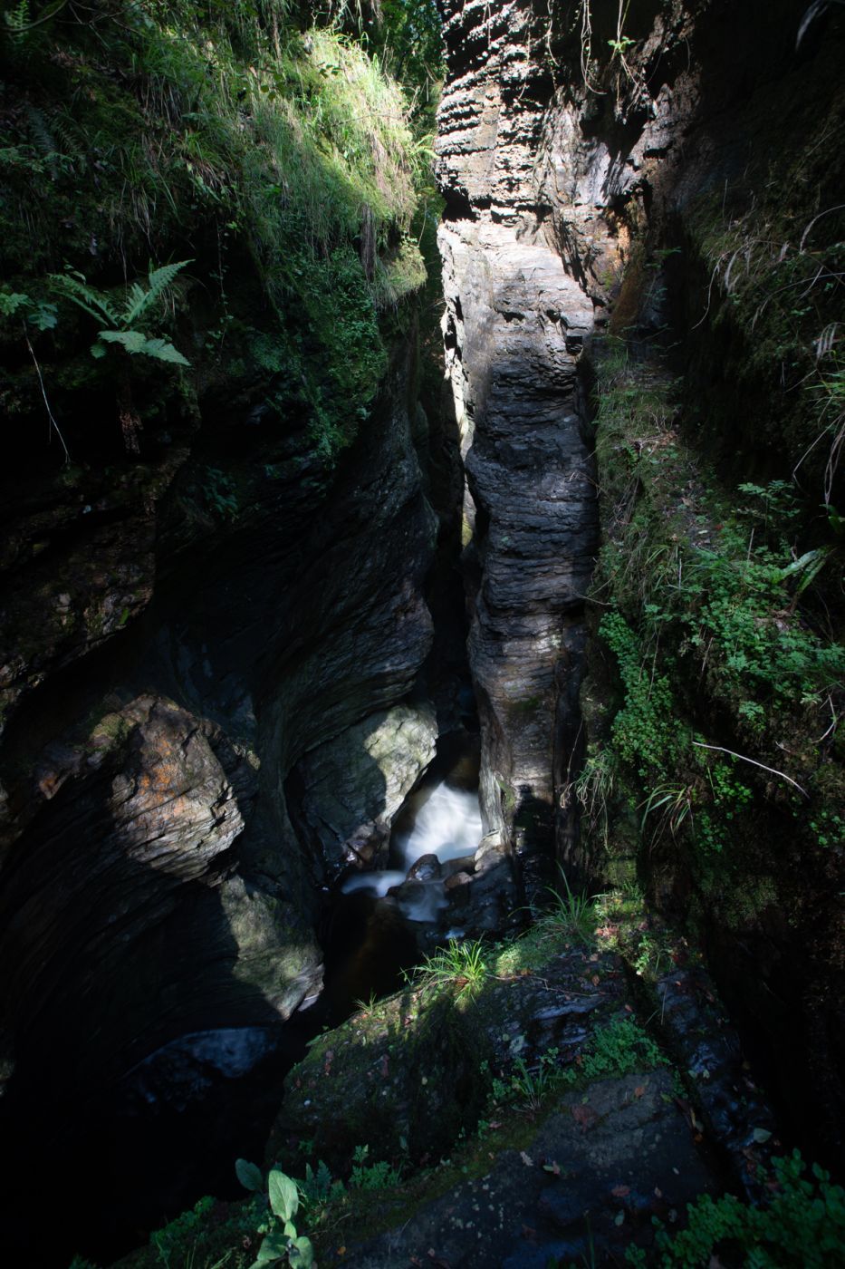 Devil's Bridge, the three bridges Ceredigion, Wales, United Kingdom