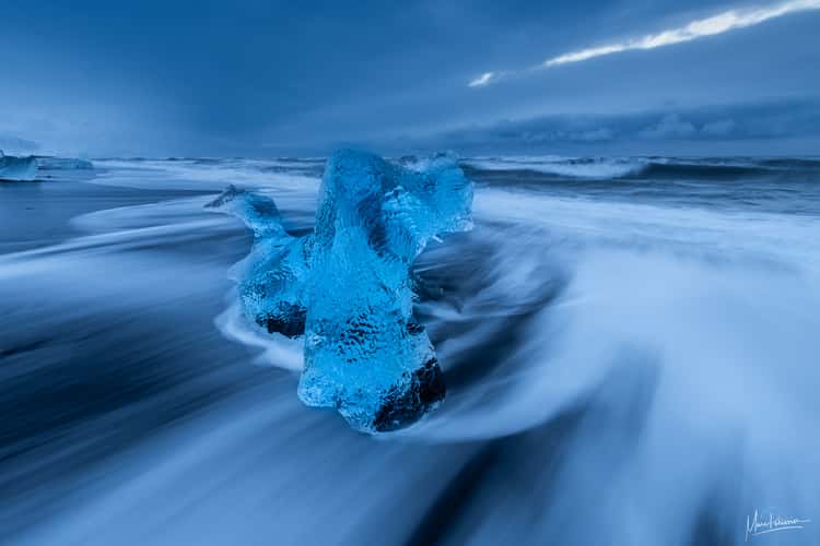 Diamond Beach Sunrise (Jokulsarlon Beach) Iceland