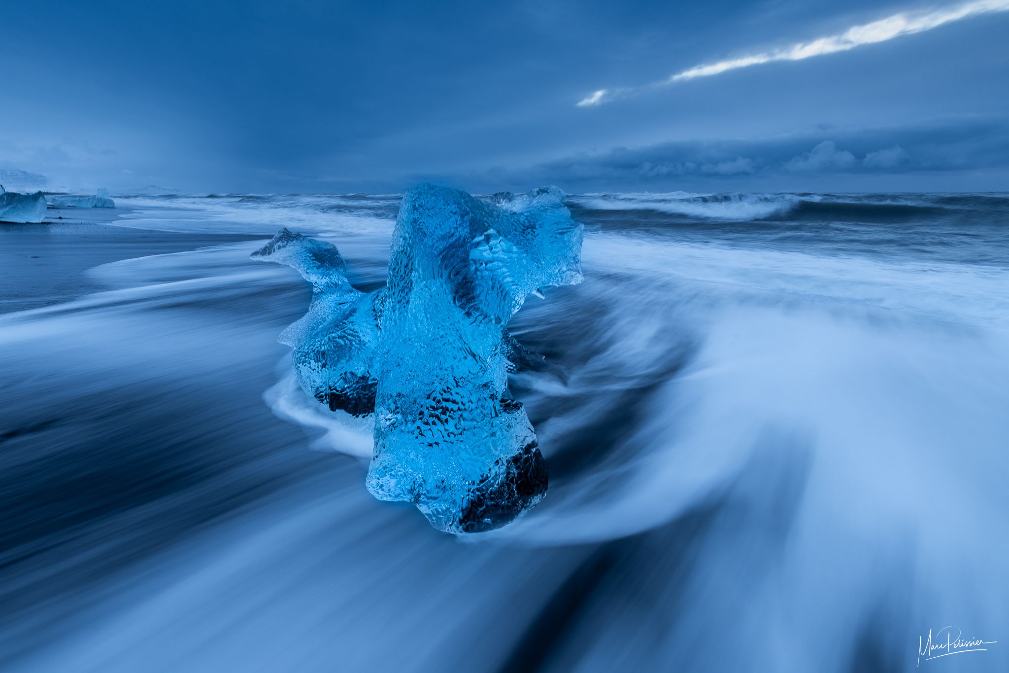 Diamond Beach Sunrise (Jokulsarlon Beach) Iceland, Iceland