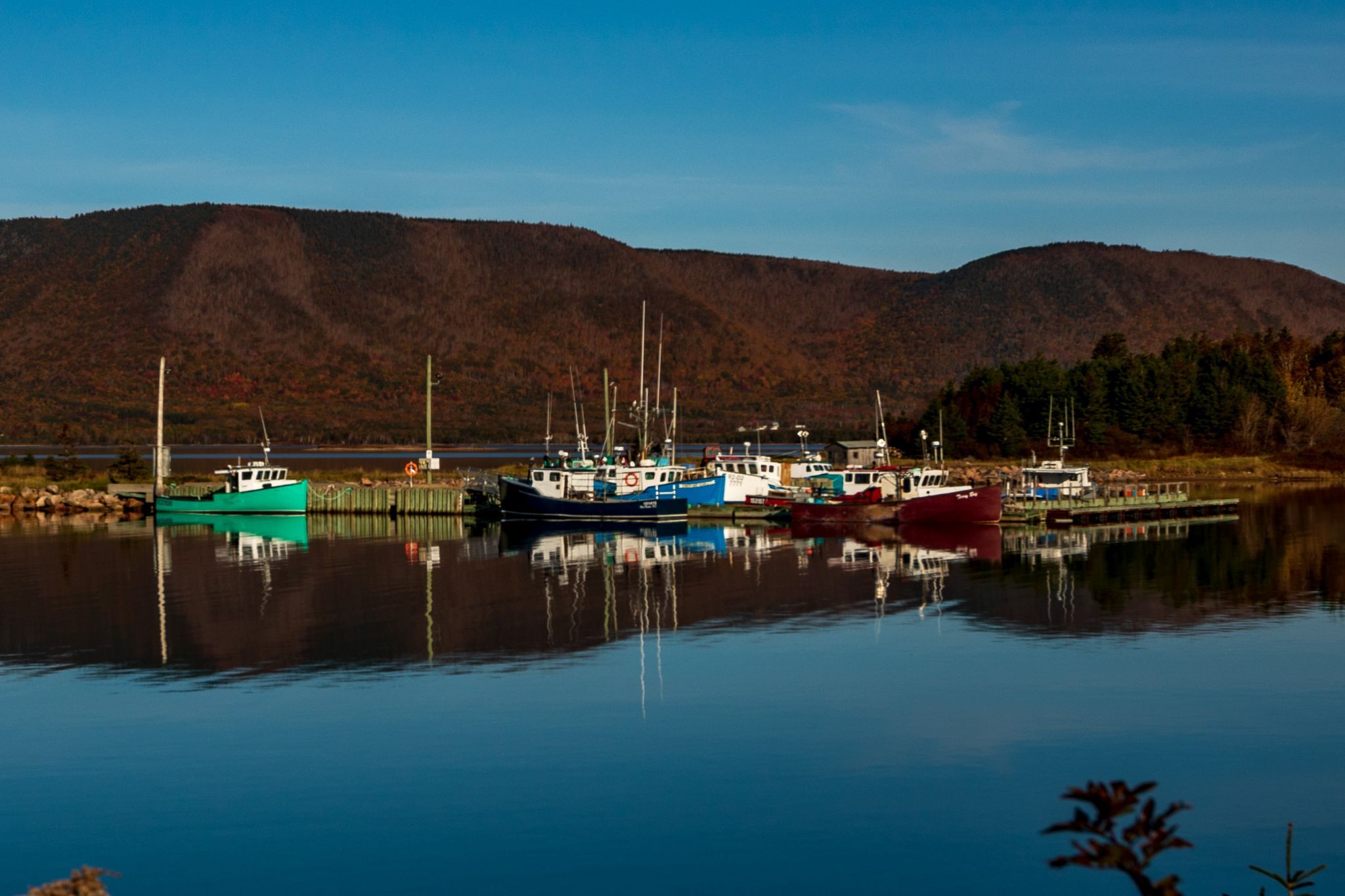 Dingwall fishing Boats Cape Breton Nova Scotia, Canada