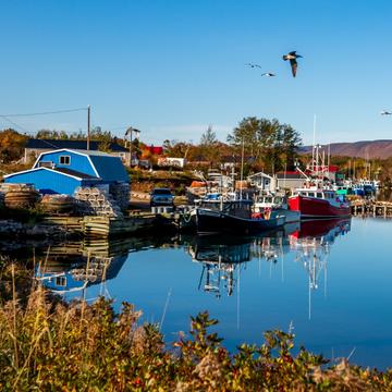 Dingwall fishing Boats Cape Breton Nova Scotia, Canada