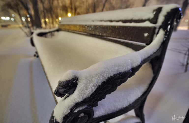 Donetsk winter view