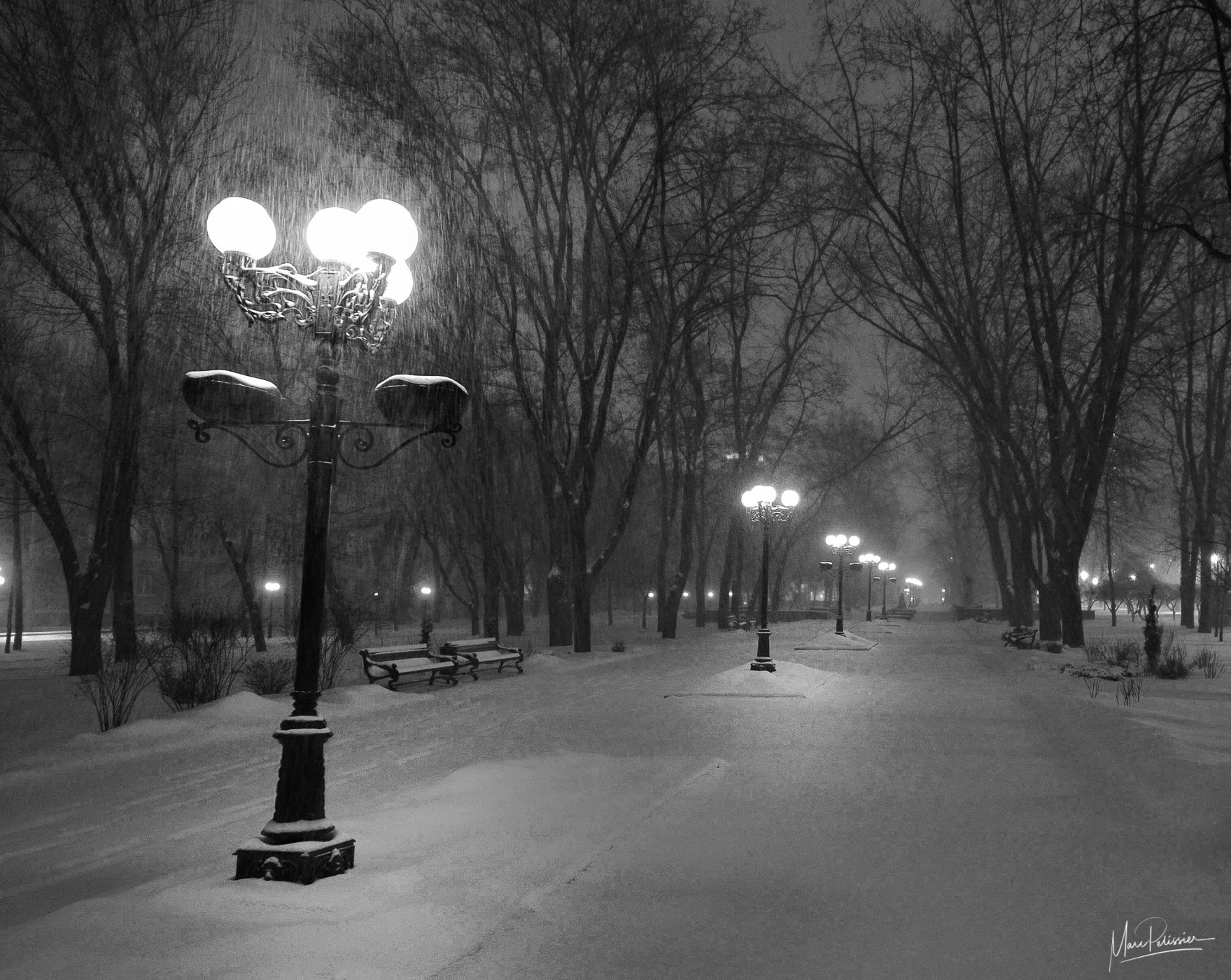 Donetsk winter view, Ukraine