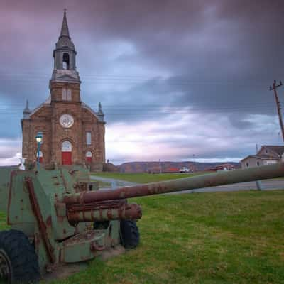 Église catholique Saint-Pierre Church Cheticamp Nova Scotia, Canada