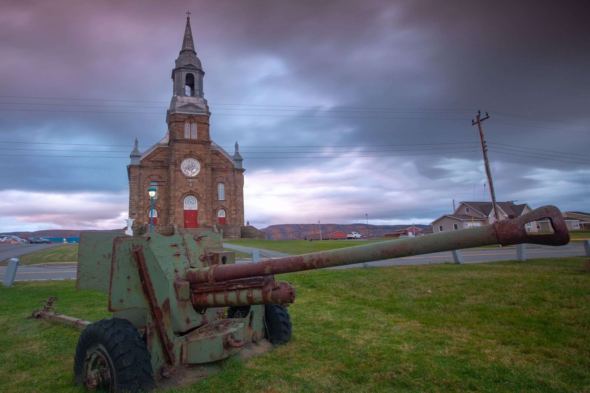 Église catholique Saint-Pierre Church Cheticamp Nova Scotia, Canada