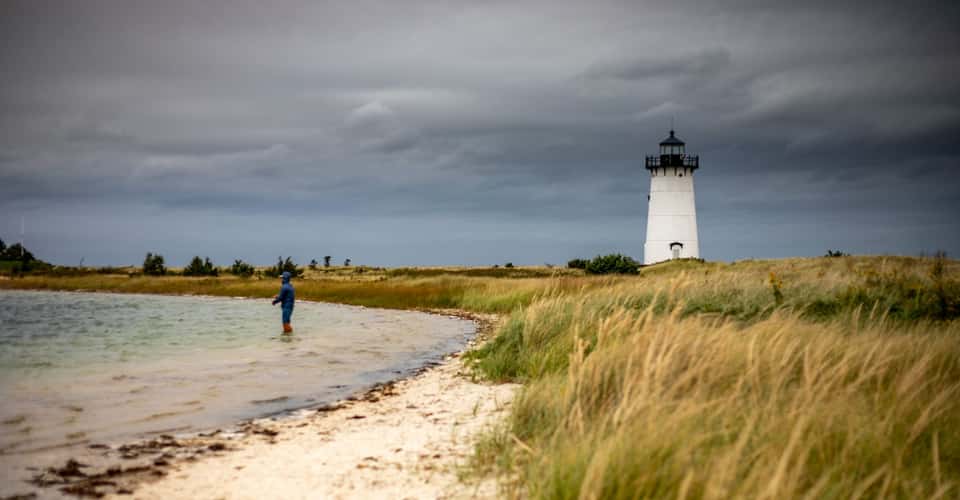 Egdartown Martha's Vineyard Island Lighthouse sunrise