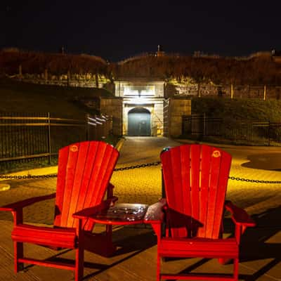 Entrance to the Citadel fort Halifax, Nova Scotia, Canada